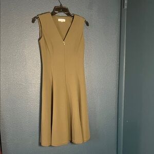 Calvin Klein Olive Midi Dress